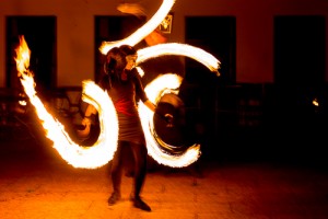 feuershow in leipzig