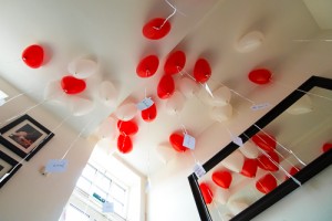 ballons auf hochzeit in weißwasser