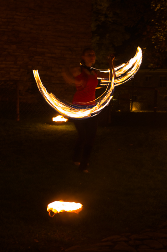 Feuershow in Frankenberg